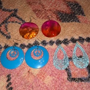Vintage 60’s Costume Jewelry Earring Bundle